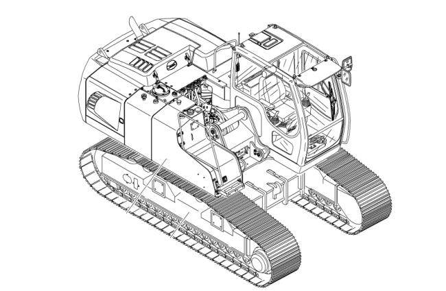 LIEBHERR - R924C - Pelle sur chenilles