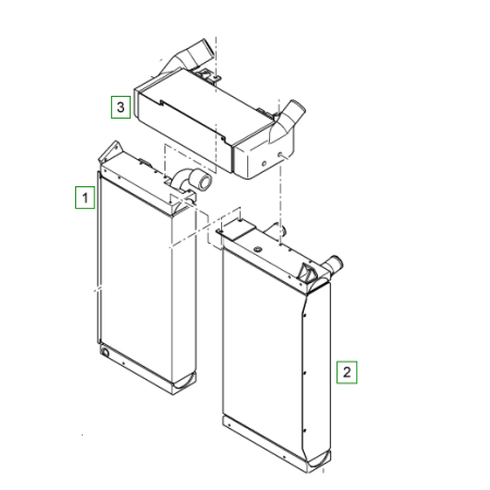 LIEBHERR - A316 - Wheel excavator - Radiator