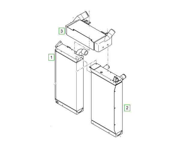 LIEBHERR - A316 - Pelle à pneus - Radiateur