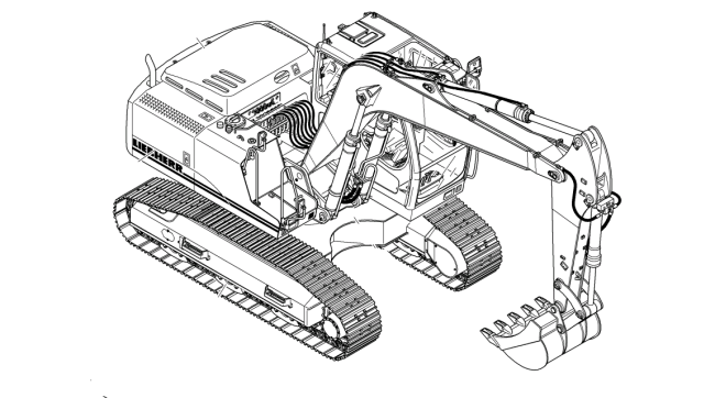 LIEBHERR - R900C - Tracked excavator