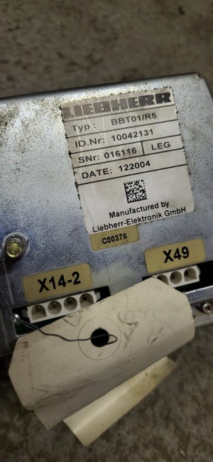 LIEBHERR - R954C - Pelle sur chenilles - Pupitre - clavier de commande 