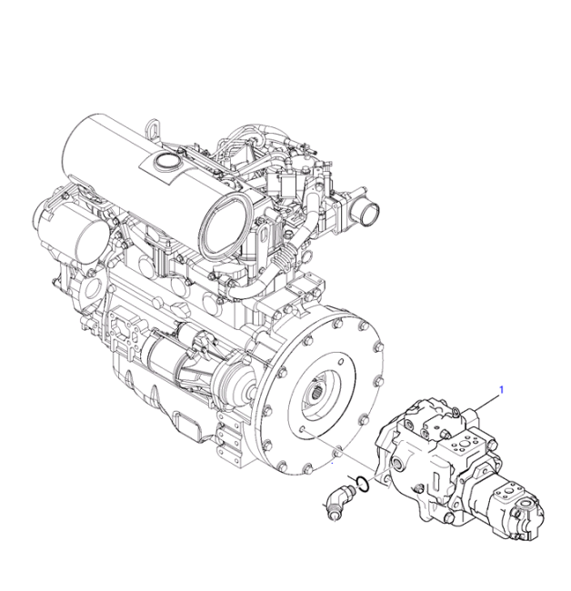 KOMATSU - PC80MR-3 - Pelle sur chenilles - Pompe hydraulique