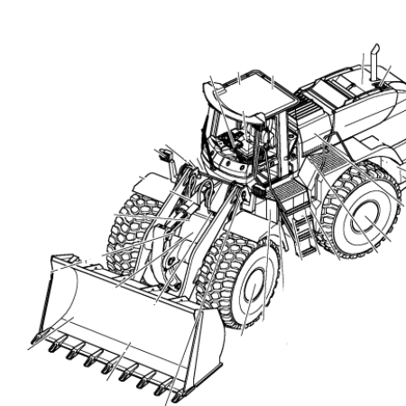 LIEBHERR - L564 - Chargeur à pneus