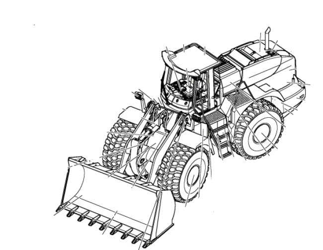 LIEBHERR - L564 - Chargeur à pneus