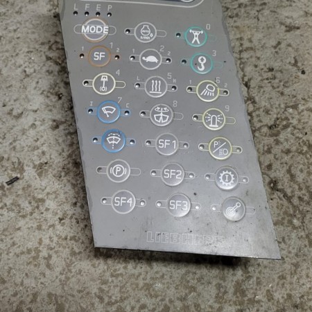 LIEBHERR - A900B - Wheel excavator - Control panel - keyboard