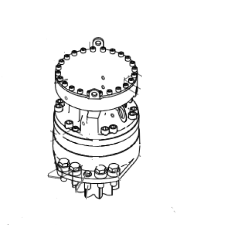 CATERPILLAR - 308 CR - Excavadora de orugas - motorreductor 