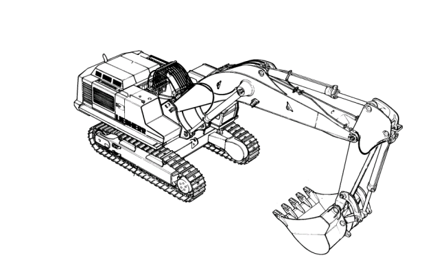 LIEBHERR - R964 - Tracked excavator