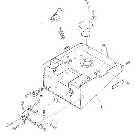 KOMATSU - WA430-6 - Wheel loader - FUEL TANK