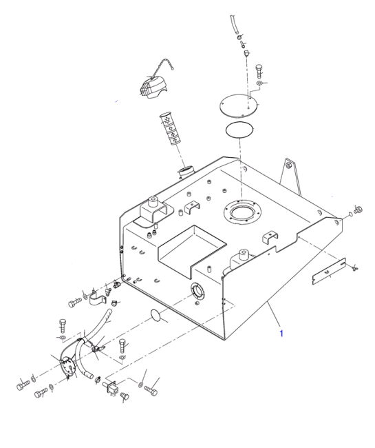 KOMATSU - WA430-6 - Chargeur à pneus - RESERVOIR CARBURANT