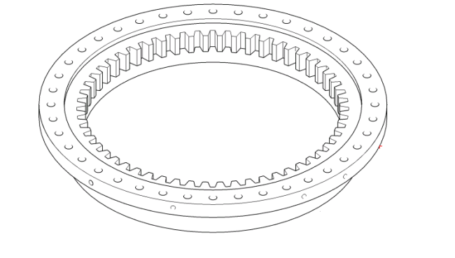 LIEBHERR - A316 - Pelle à pneus - Couronne 