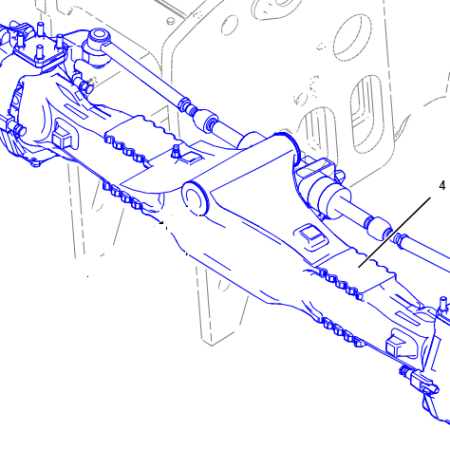 CATERPILLAR - TH330B - REAR AXLE