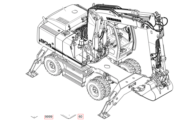 LIEBHERR - A904C - Wheel excavator