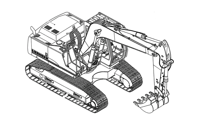 LIEBHERR - R904 - Pelle sur chenilles