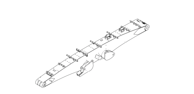 LIEBHERR - LH22M - Pelle à pneus - Fleche