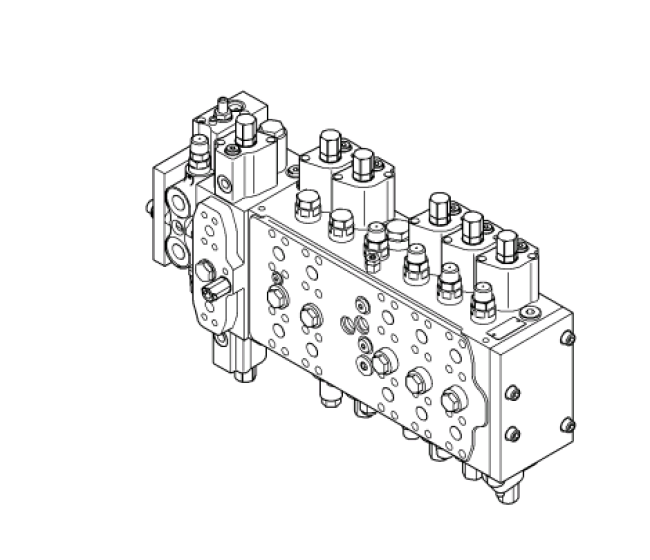 LIEBHERR - A316 - Pelle sur chenilles - Distributeur